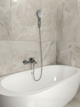 Смеситель для ванны Knotlor KN-14, хром, артикул KN-14