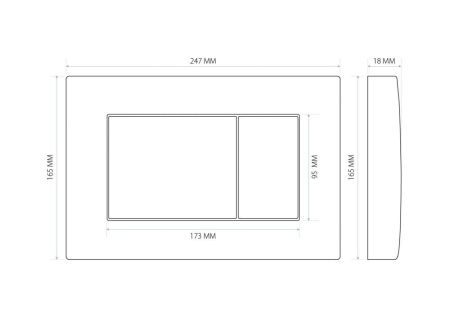 АТОМ 410  кнопка белая, артикул 040333