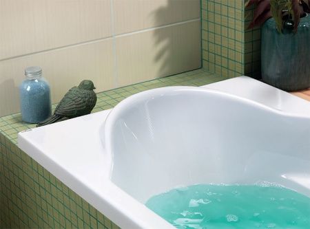 Акриловая ванна Cersanit Santana 160x70 без гидромассажа