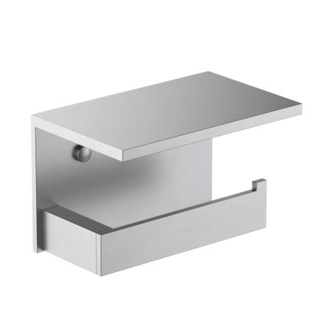 Бумагодержатель с полкой для телефона Timo Petruma никель (15243/13), артикул 15243/13