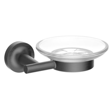 Мыльница с держателем WONZON & WOGHAN SIMPLE, Темный графит (WW-6522-BGM)