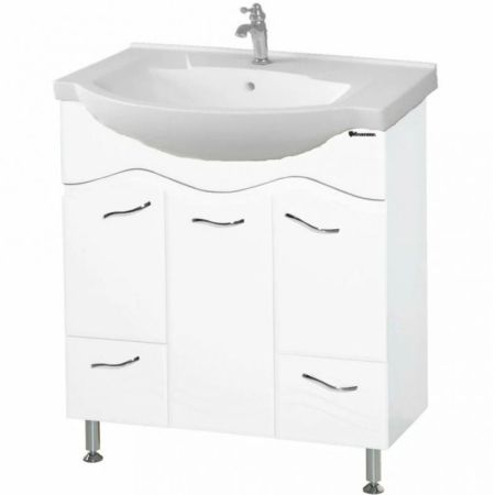 Тумба под раковину Bellezza Мари 75 4632912000012 Белая, артикул 4632912000012