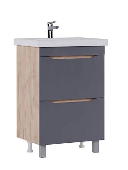 Тумба VIGO Wave 600-0-2 под раковину Ц0000005953 (Como), поставляется в разобранном виде (358 дуб золотой)