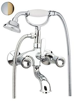 Смеситель для ванны Fiore VENERE SKY (SWAROVSKI®) 13CO0600, золото