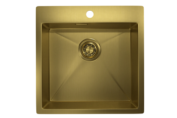 Кухонная мойка GRANULA (5151, ЗОЛОТО САТИН)