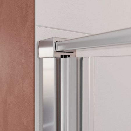 LINER-B-12-90-C-NERO-L Душевая дверь, артикул LINER-B-12-90-C-NERO-L