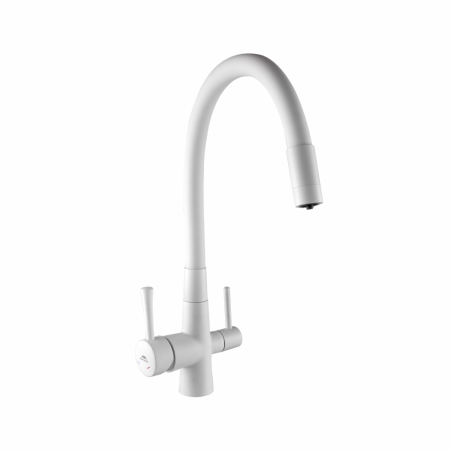 Смеситель для кухни FASHUN A4362-8, белый