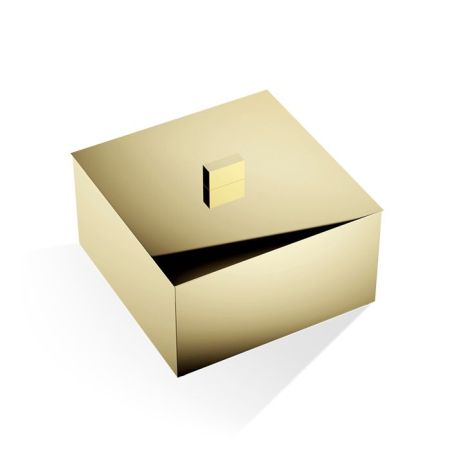 Decor Walther DW 3670 Бокс универсальный 17x17x10.5см, цвет: золото, артикул 0845420