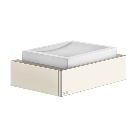 GESSI  INVERSO ACCESSORIES Мыльница настенная белая, цвет: Warm Bronze Br PVD, артикул 20801#726