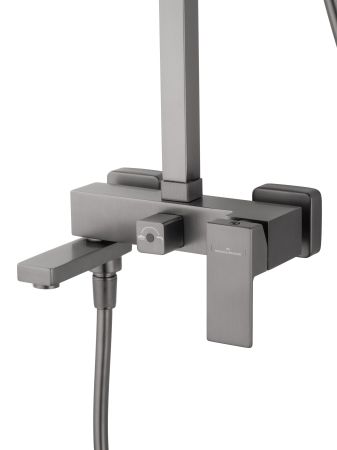 Душевая система WONZON & WOGHAND CUBE, Темный графит (WW-88739016-BGM), артикул WW-88739016-BGM
