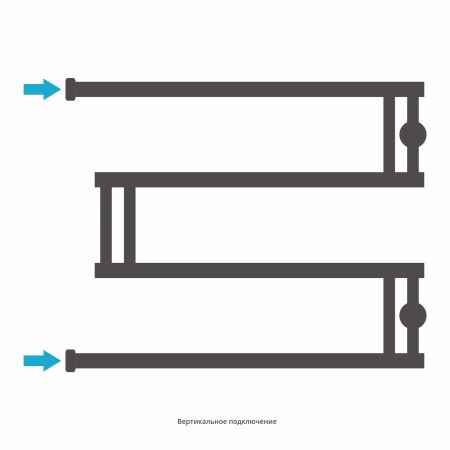 Полотенцесушитель, Сунержа, High-Tech model M+, водяной, ширина, мм-660, глубина, мм-65-80, высота, мм-528, межосевое расстояние-500, подключение-вертикальное слева/справа, мощность, Вт-251, присоединительный размер-НГ G 1", материал-нержавеющая сталь, на, артикул 12-4050-5065