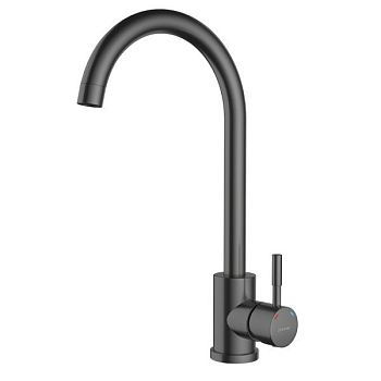 Смеситель для кухни GranFest Z-5410, графит