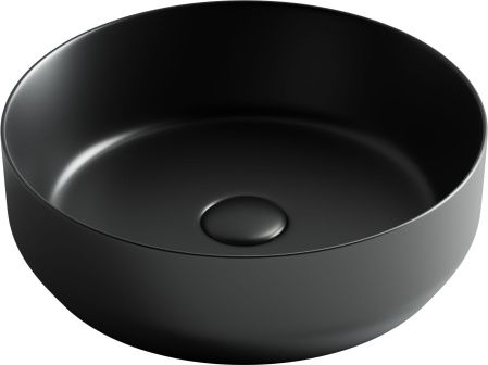 Раковина накладная круглая Element 390x390x120мм, черный матовый Раковина накладная круглая Element 390x390x120мм, черный матовый