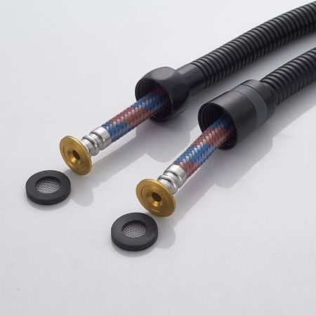 Гигиенический душ со смесителем Shevanik S6805H, черный