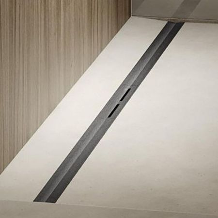 Профиль для душа TECEdrainprofile, 1000 мм, PVD Brushed stainless steel, black / сатин, черный, артикул 671021