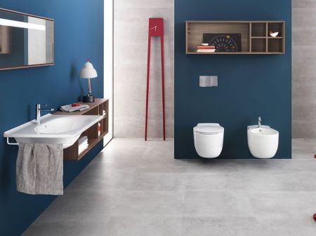 Биде Hatria Le Fiabe Y1A9 подвесное Белое, артикул Y1A901