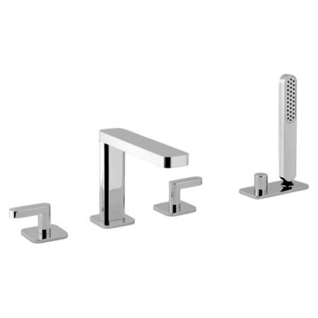 Смеситель на борт ванны Webert Living LV730401 Хром