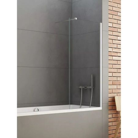 Шторка для ванны NEW TRENDY NEW SOLEO 80 см P-0075-WP (хром), артикул P-0075-WP