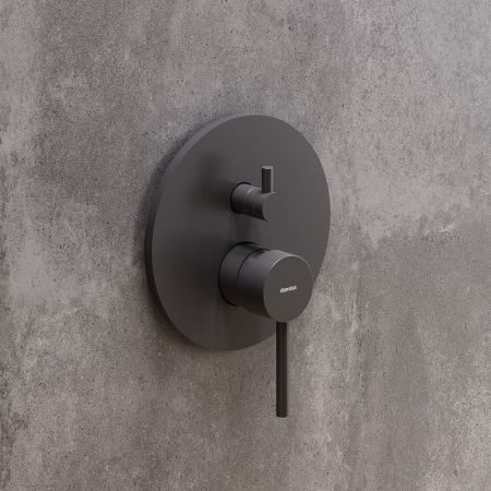 367100300 Scandinavian Pure, встраиваемый смеситель для ванной - душа, чёрный, артикул 367100300