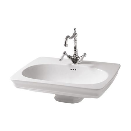 Artceram CIVITAS Раковина подвесная 68х50 см, са 1 отв под смес. цвет белый, артикул CIL001 01 00 bi*1