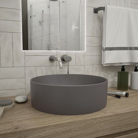 Раковина чаша Maretti EA13NS10-985, серая, артикул EA13NS10-985