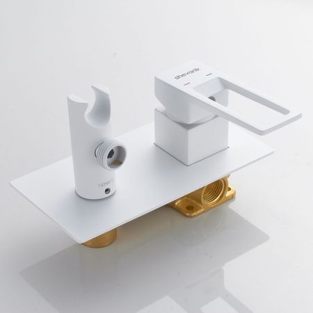 Гигиенический душ со смесителем Shevanik S6805C, белый