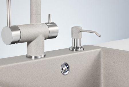 Дозатор для кухонной мойки GRANULA (1403, БАЗАЛЬТ), артикул 1403, БАЗАЛЬТ