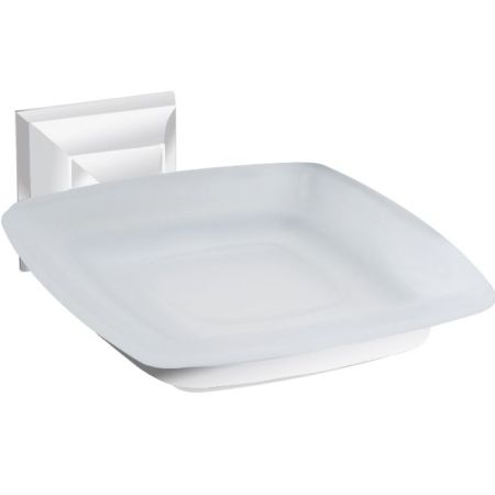 Мыльница Art&Max Zoe AM-G-6834-Bi Белая, артикул AM-G-6834-Bi