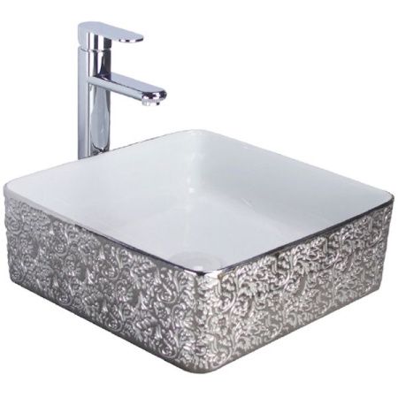 Раковина Melana 36 MLN-A430BF Белая, Золото