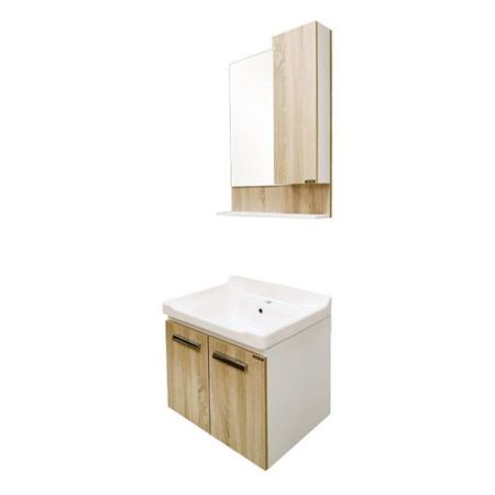 Тумба с раковиной Comforty Рига 60 4142213 подвесная Дуб сонома