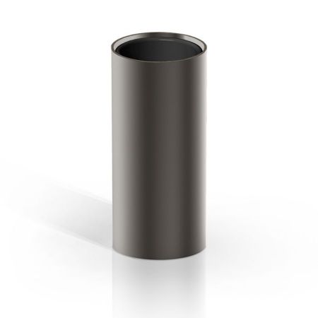 Стакан, Decor Walther, MIKADO, одинарный, ширина, мм-55, глубина, мм-55, высота, мм-125, настольный (свободностоящий), материал стакана-металл, цвет-Dark Metal Matt PVD, артикул 0523366