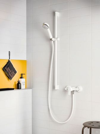 Смеситель для душа Kludi Pure&Easy 378419165 Белый Хром, артикул 378419165