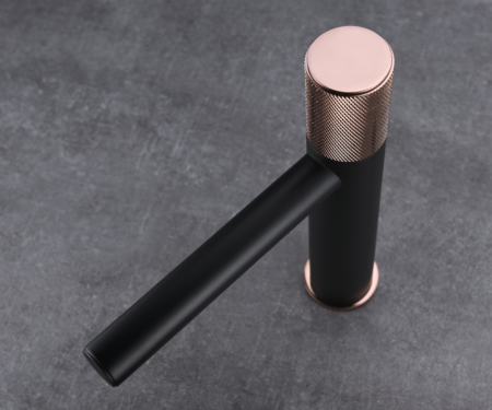 Смеситель для раковины Bronze de Luxe AVANTGARDE 2030MH, черный, артикул 2030MH