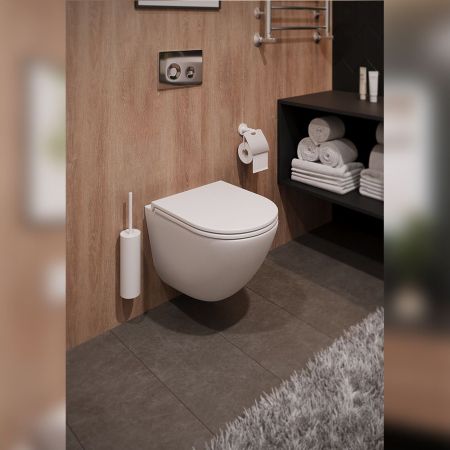 Унитаз подвесной Terminus Аврора (Торнадо 3.0) 01WM49x36W, белый