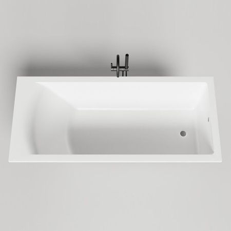 Salini CASCATA KIT Встраиваемая ванна с прямоугольной чашей 1706х751х600 мм, донный клапан "Click-Clack" белый, сифон, ножки, S-Sense, белый глянцевый Salini CASCATA KIT Встраиваемая ванна с прямоугольной чашей 1706х751х600 мм, донный клапан "Click-Clack" белый, сифон, ножки, S-Sense, белый глянцевый