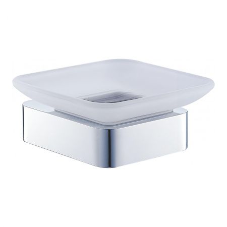 Мыльница с держателем WONZON & WOGHAND, Хром (WW-9522)