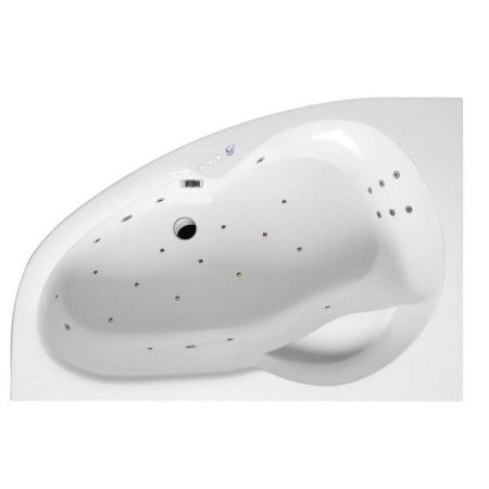 Ванна EXCELLENT Newa 160x95 (левая) "ULTRA" (хром), артикул WAEX.NEL16.ULTRA.CR