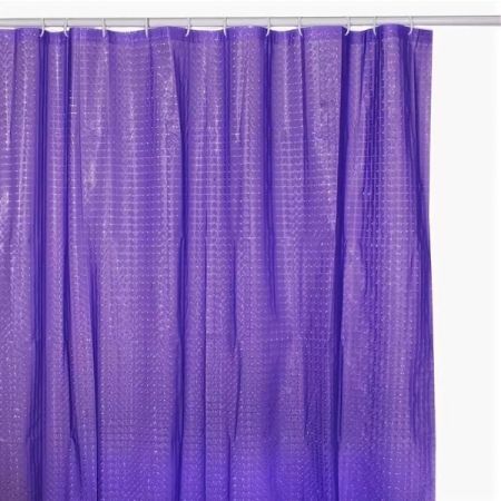 Штора для ванны Fixsen PE3003P purple 180х180 Фиолетовая, артикул PE3003P