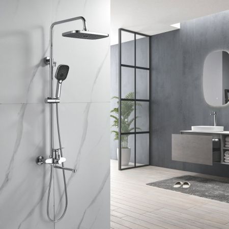 Душевая система Shevanik S6236, хром, артикул S6236