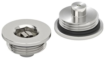 Заглушка с воздухоотдводчиком для ПС "Модус-ПРОФИ" d 26 мм (Без покрытия)