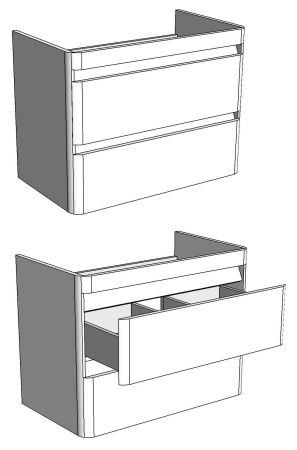 Тумба подвесная "Алабама 100 Z2", белая, Adel 100, артикул SD-00000568