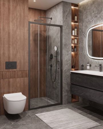 MOLVENO-BF-3-90-C-Cr-IV Душевая дверь, артикул MOLVENO-BF-3-90-C-Cr-IV