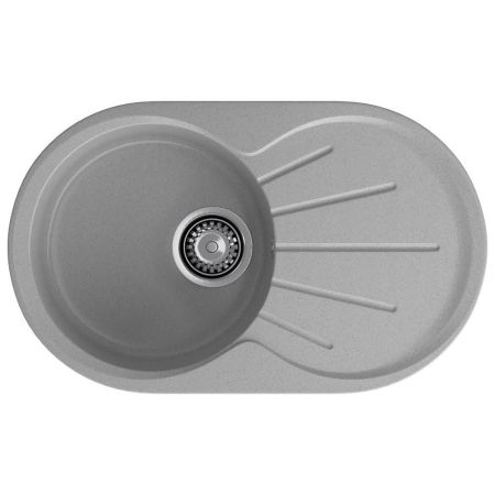 Кухонная мойка GranFest RONDO 750L, серый, артикул R-750L серый