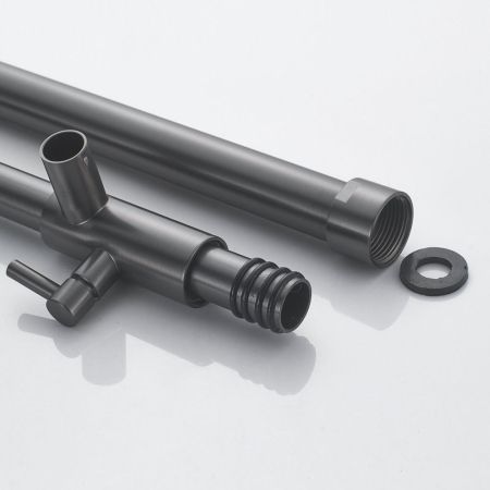 Душевая система Shevanik S6236T, оружейная сталь, артикул S6236T