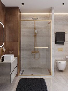 LUX-B-FS-11-130-C-GM Душевая дверь