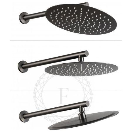 Душевая система встраиваемая FILARETE Roun FL1020BG, графит