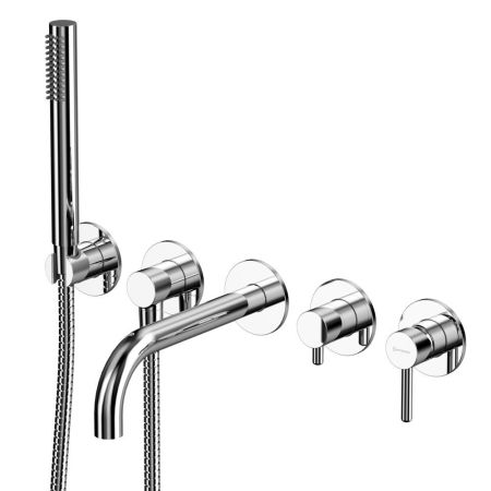 Смеситель для ванны скрытого монтажа WHITECROSS Y Y1240CR (хром), артикул Y1240CR