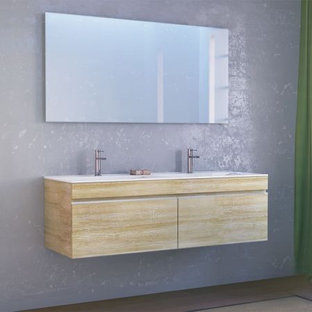 Зеркало Raval Twins 140 Хром