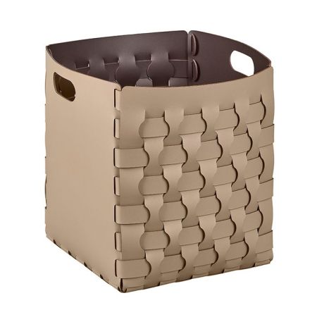 ADJ Корзинка Dubai, 35x35xH40 см., цвет: капучино/шоколад, артикул 2047.04/06