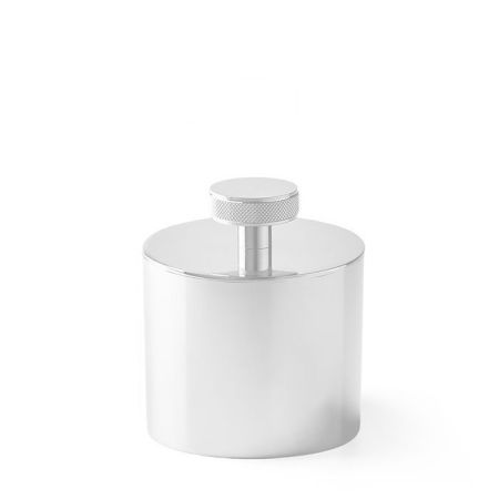 3SC Metal Tonda Баночка универсальная, D8хh9 см, с крышкой, настольная,цвет: белый матовый, артикул MET46ABO